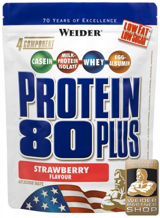 Actual product image Weider Protein 80 Plus (Coconut, 1 pcs., 500 g)