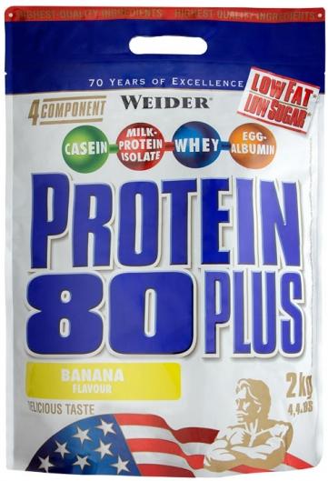 Immagine prodotto Weider Proteine 80 Plus (Banana, 1 pz., 2000 g)