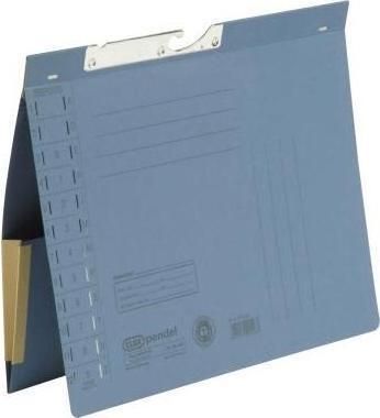 Elba Pendelhefter mit Tasche, DIN A4, Manilakarton, blau (A4, 1 x)