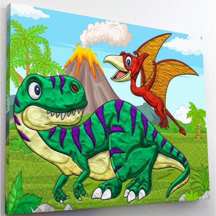 Immagine prodotto Splat Planet Pittura su tela 30x40cm - Dinosauri (777689)