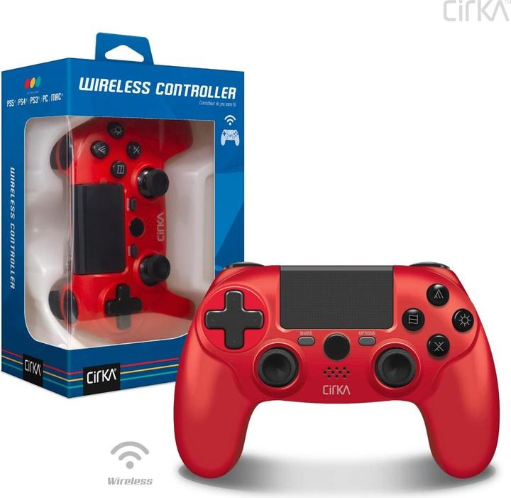 Immagine prodotto Hyperkin Controller wireless Nuforce - PS4/PC/Mac (rosso) (PS4, PC)
