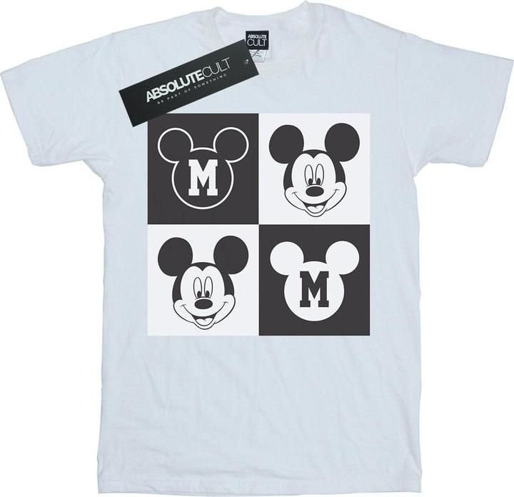 Produktbild Disney Mickey Mouse Smiling Squares TShirt (XXL)