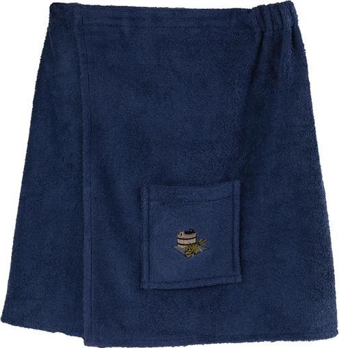 Namų tekstilė SAUNA EMBRODÉ 55X150 BLEU