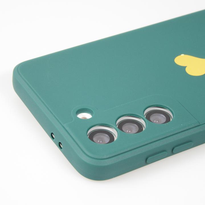 Actual product image PhoneLook Coque Silicone Mat Coeur doré (Samsung Galaxy S22+)
