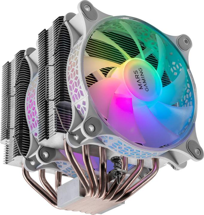 Produktbild Mars Gaming Ventilateur Pour Processeur Mcpu-Xt RGB (Blanc) (210 mm)