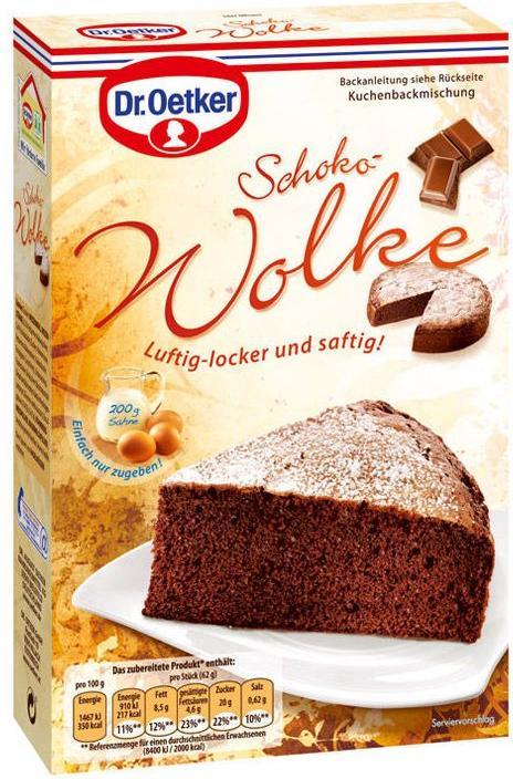 Dr. Oetker Chocolate Cloud Cake (455 g)