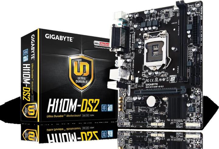 Gigabyte Ga-H110m-Ds2 (LGA 1151, Intel H110, mATX)