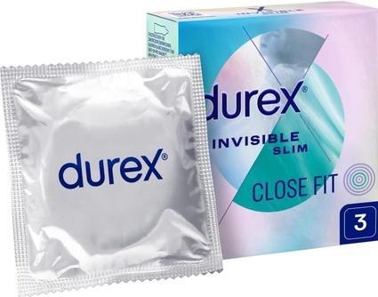 Produktbild Durex Invisible Close Fit Condoms Matched 3Pcs (3 Stk.)