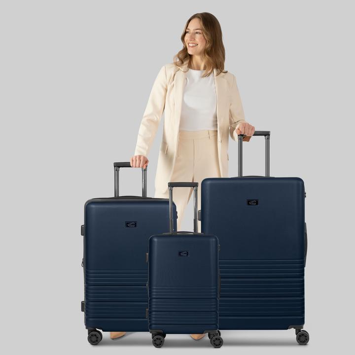 Image du produit Camel Active Hanoi 4 Rollen Kofferset 3-teilig mit Dehnfalte (202 l, XL (à partir de 115l))