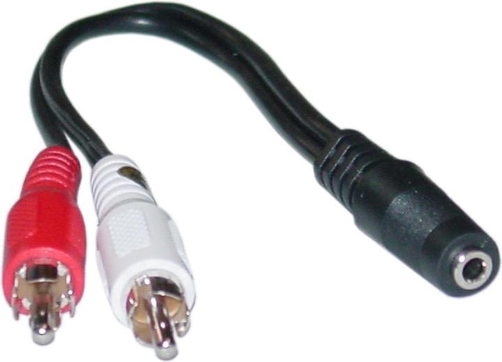 Actual product image Goobay Stereo cable 3.5 mm - Cinch (Headset adapter)