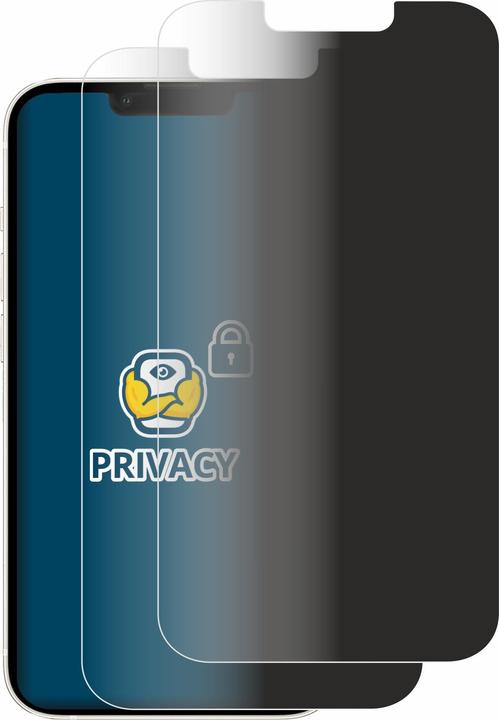 Actual product image BROTECT Anti-spy privacy film Blue light protection film (2 Piece, Apple iPhone 13)