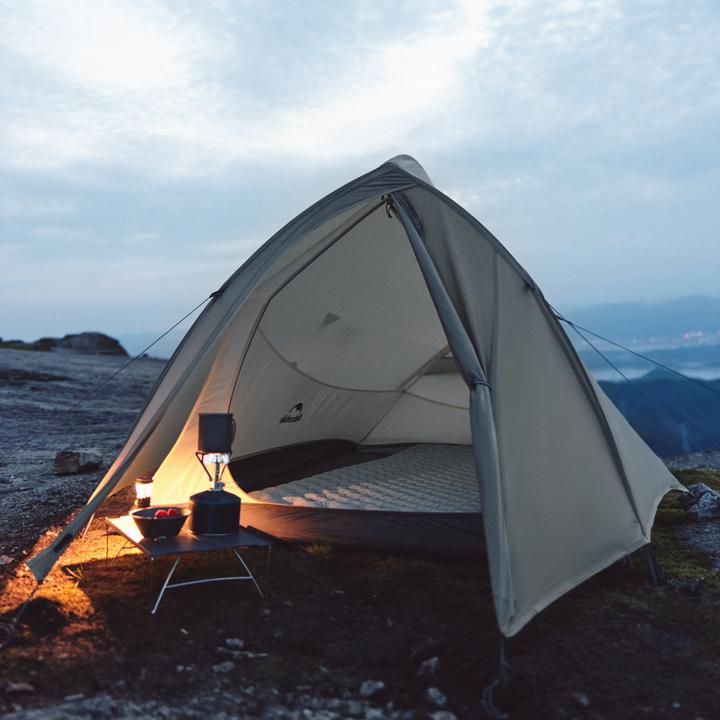 Actual product image Naturehike Cloud up series tents Pro Moon rock sand/1 persons/20D nylon (1 person)