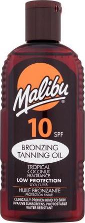 Image du produit Malibu Huile bronzante pour le bain de soleil SPF10, 200 ml (Huile solaire, Jusqu'à SPF 10, 200 ml)
