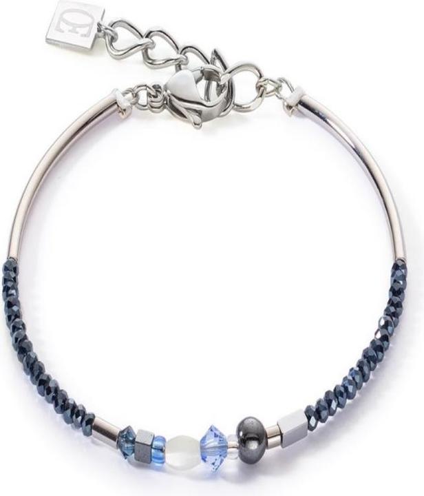 Actual product image Coeur de Lion Sparkling Dot Edelstein Armband (21 cm, Stainless steel)