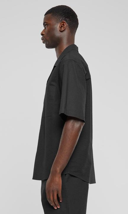 Image du produit Urban Classics Chemise à manches courtes Relaxed Seersucker - 140935 (L)