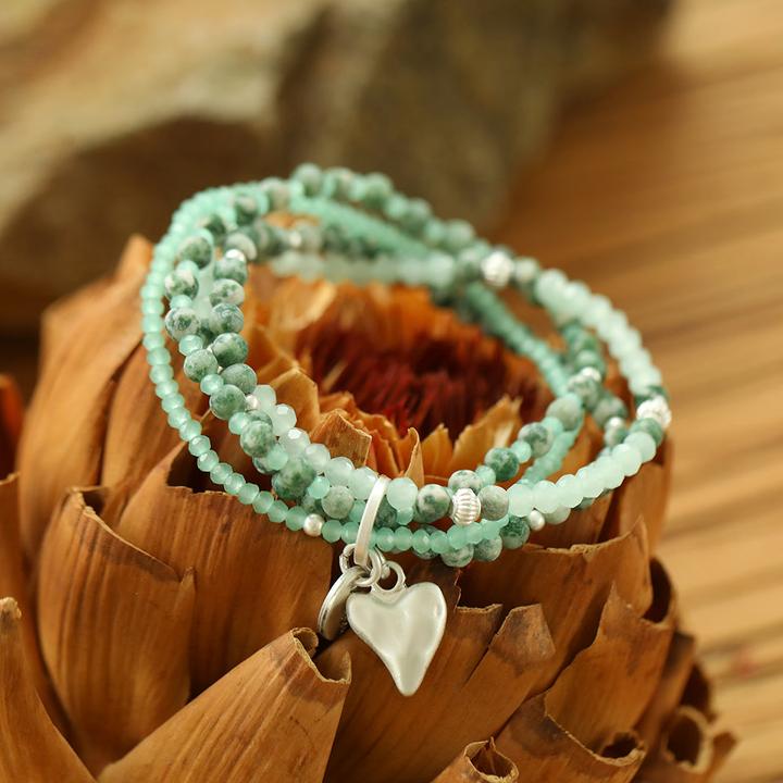 Produktbild Andreani Armband mit echter natürlicher Jade (8 cm)