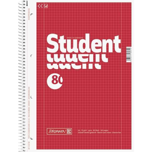 Actual product image College notebook (A4, Checked)