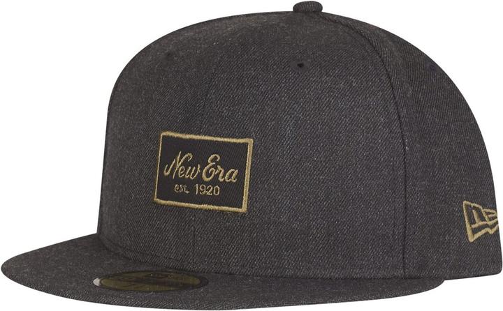 Produktbild New Era 59Fifty Fitted Cap - HEATHER SCRIPT schwarz - 7 1/8 (7 1/8)