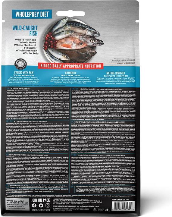Actual product image Orijen Six Fish (Senior, 1 pcs., 340 g)