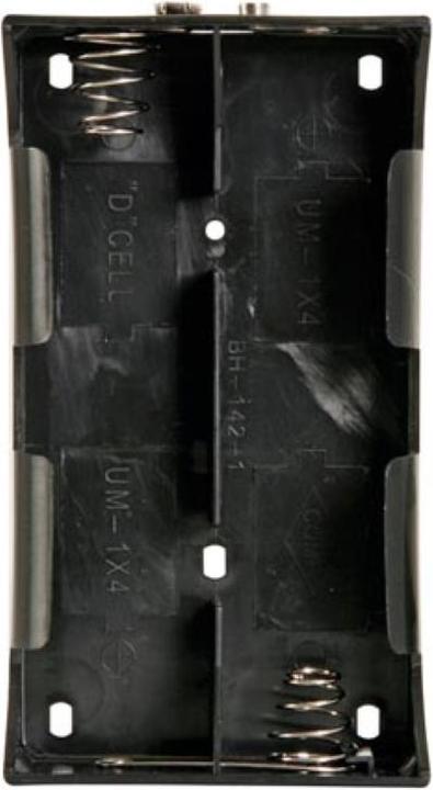Immagine prodotto Velleman Portabatteria Per 4 Batterie D (Con Pulsanti A Pressione)