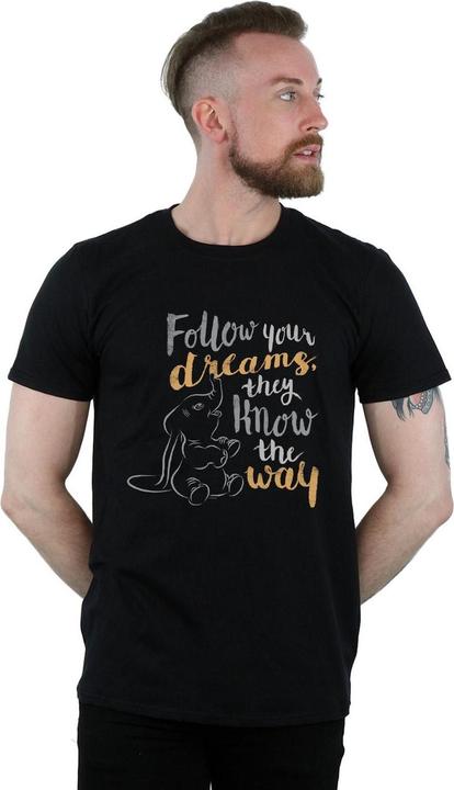 Actual product image Disney Mens Dumbo Follow Your Dream T-Shirt (XL)