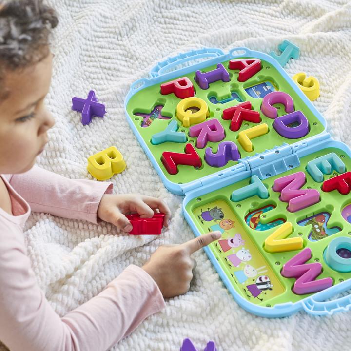 Produktbild Hasbro Peppas Buchstabenbox, Alphabet-Puzzle, Vorschul-Spielzeug