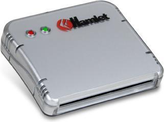 Hamlet Lettore di smart card e sim card da collegare al PC (USB 2.0)