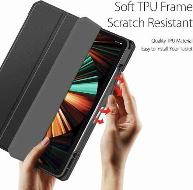 Immagine prodotto Dux Ducis Custodia in pelle per la copertina del libro della serie Toby (iPad Pro 12.9 2018 (3. Gen), iPad Pro 12.9 2020 (4. Gen), iPad Pro 12.9 2021 (5a generazione), iPad Pro 12,9 2022 (6a generazione))