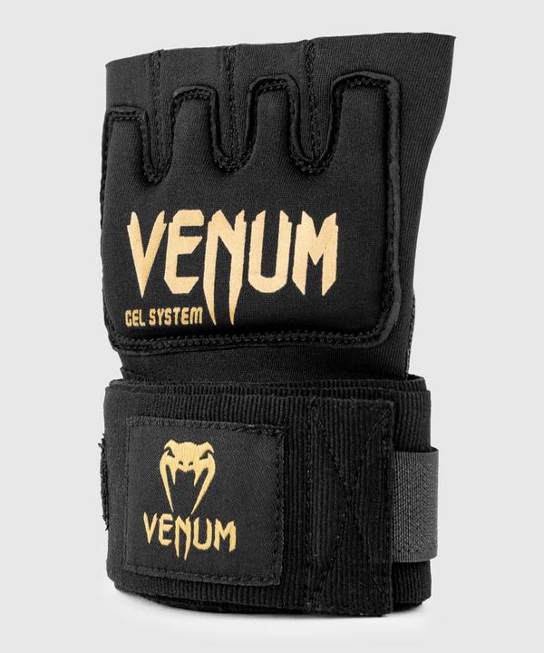 Actual product image Venum Kontact Gel Glove Wraps - Gold/Black (L)