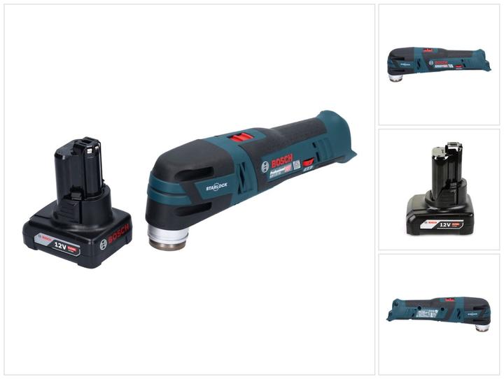 Actual product image Bosch Professional Bosch GOP 12V-28 Professional Cordless Multi Cutter Starlock Brushless + 1x rechargeable battery
