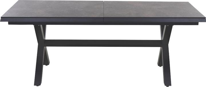 Actual product image Siena Garden Sincro Ausziehtisch 200/260x100cm matt anthrazit / HPL titan (200 cm)