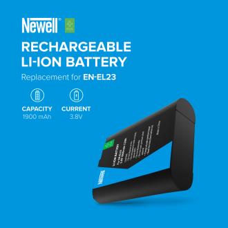 Actual product image Newell battery Plus battery replacement EN-EL23 (Rechargeable battery)