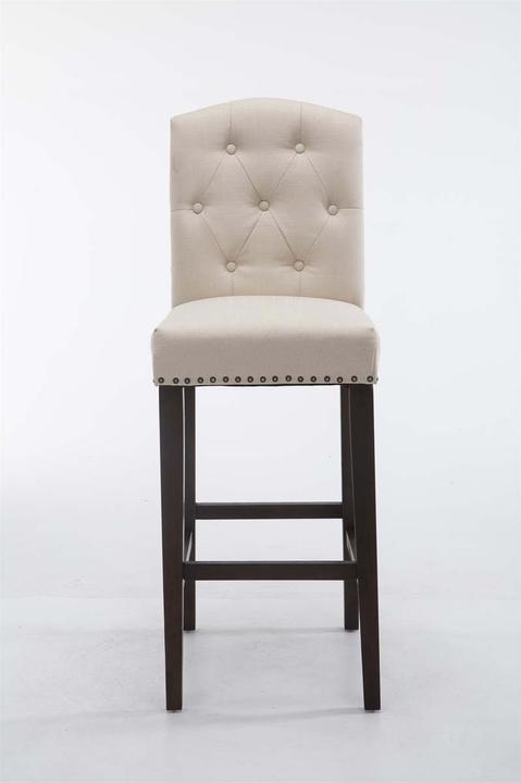 Actual product image Swisshandel24 Bar stool Louise antique fabric, cream