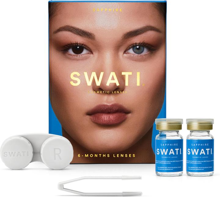 Produktbild Swati Coloured Contact Lenses 6 Months - Sapphire (Sapphire)