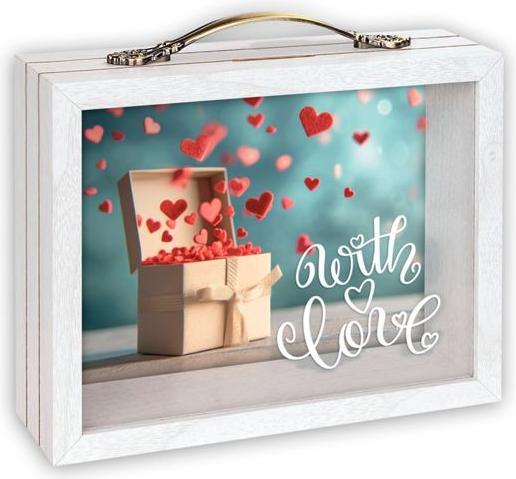 Immagine prodotto ZEP Andy with Love 6,5x21 Holz/Glas Spardose RM1844
