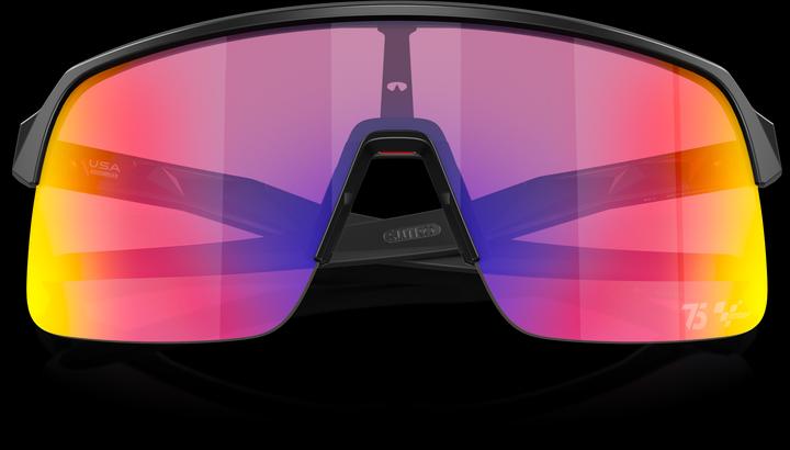 Image du produit Oakley Lunettes de vélo Sutro Lite Moto GP Prizm Road (Noir mat, Route Prizm)