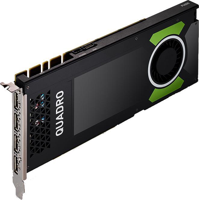 Produktbild PNY VCQP4000-BSP Grafikkarte NVIDIA Quadro P4000 GDDR5 (8 GB)