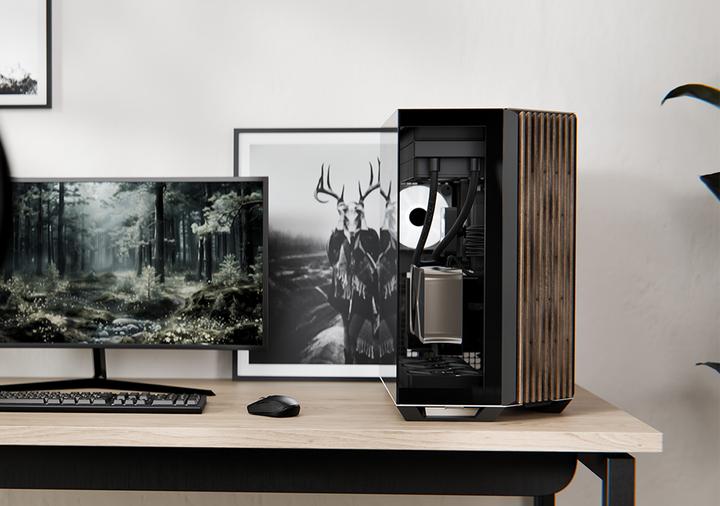 Actual product image APNX V1-W-BK-v1 (mATX, Mini-ITX)