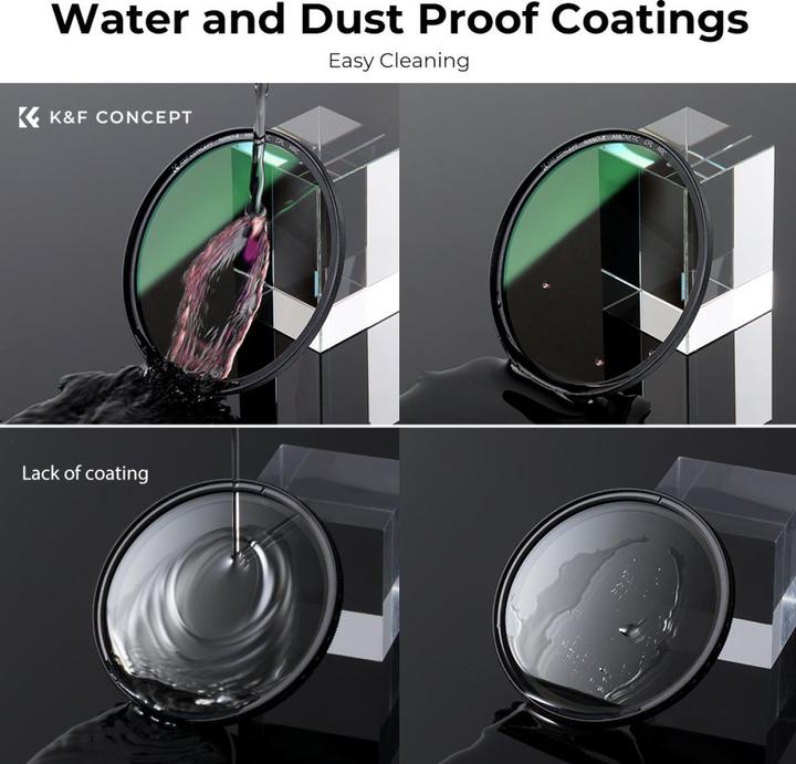 Actual product image K&F Concept Magnetic CPL Filter Nano X 72mm (KF-1706) (72 mm)