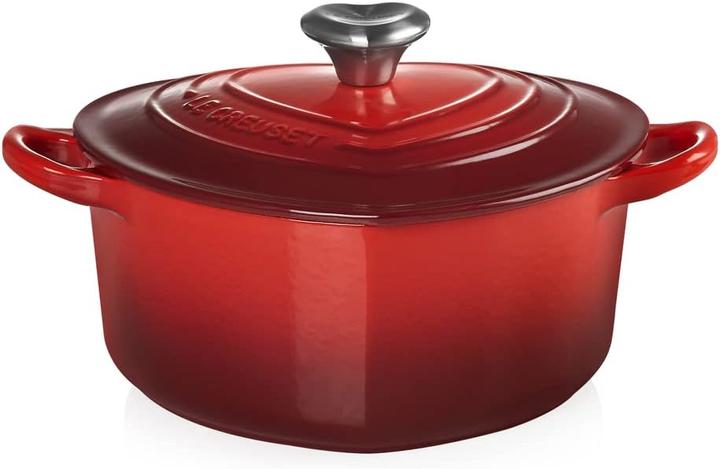Immagine prodotto Le Creuset Tostapane a cuore con pulsante a cuore (20 cm, Pirofila + casseruola, Ghisa)