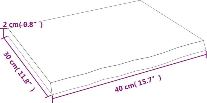 Actual product image VidaXL Emerald (40 x 30 x 2 cm)
