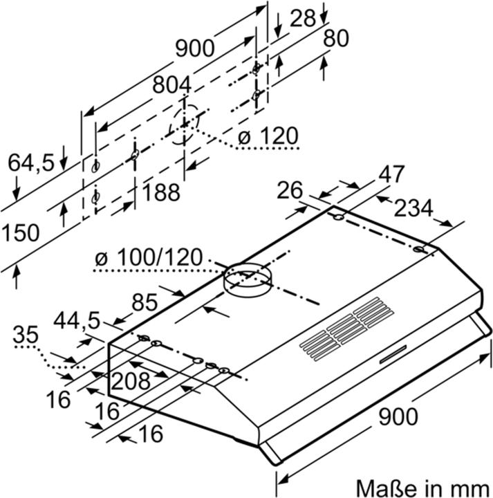Image du produit Siemens LU93LCC20 (Hotte à tiroir)