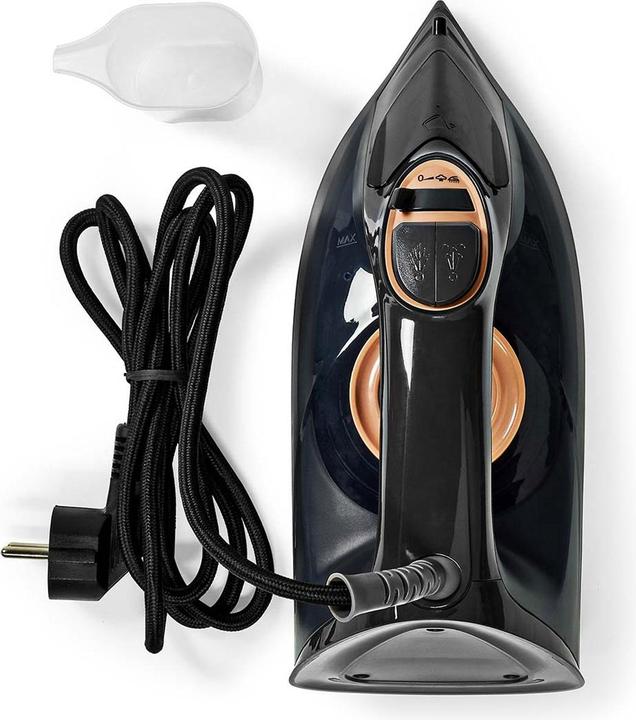 Immagine prodotto Nedis Ferro da stiro | 2200 W | Colpo di vapore | Ceramica | 0,26 l (2200 W, 0.01 g/min)