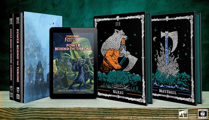 Actual product image Cubicle Seven Warhammer Fantasy Roleplay - Enemy Within Campaign Vol.3 : Power Behind the Throne - Collector's Edi (English)