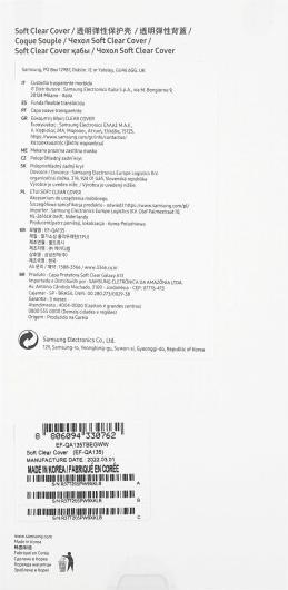 Actual product image Samsung Soft Clear Cover (Samsung Galaxy A13)