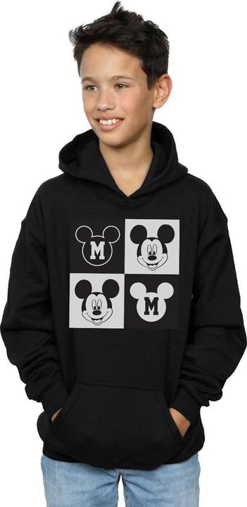 Produktbild Disney Mickey Mouse Smiling Squares Kapuzenpullover Jungen (140, 146)