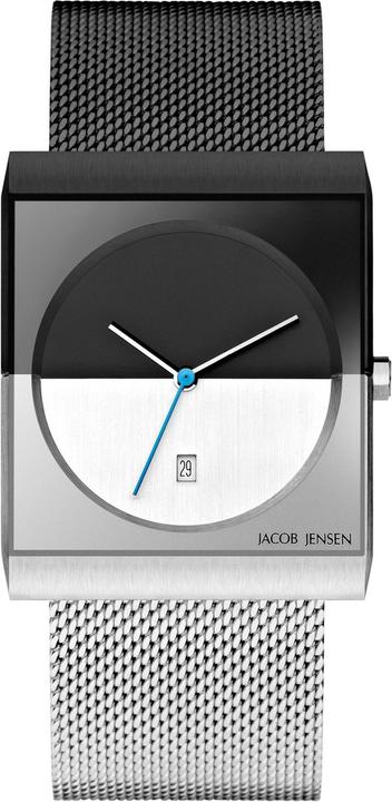 Produktbild Jacob Jensen 515 Classic Horloge - Jensen heren horloge - Zwart - diameter 32 mm - kleur gecoat roestvrij (32 mm)