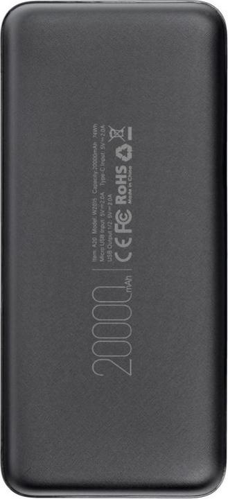 Image du produit 4Kom Power bank Veger VEGER powerbank 20000 mAh 2A A20 (W2015) black (20000 mAh)