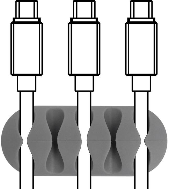 Actual product image Delock Cable holder, TPR, self-contained