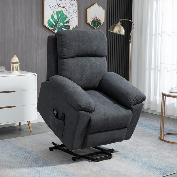 Actual product image Outsunny Armchair with stand-up aid